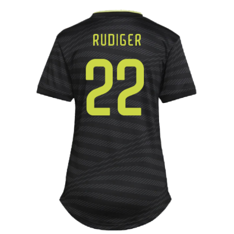 2022-2023 Real Madrid Third Shirt (Ladies) (RUDIGER 22)