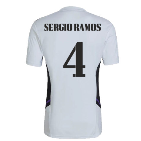 2022-2023 Real Madrid Training Shirt (White) (SERGIO RAMOS 4)