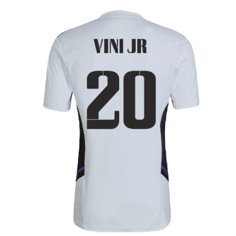 2022-2023 Real Madrid Training Shirt (White) (VINI JR 20)