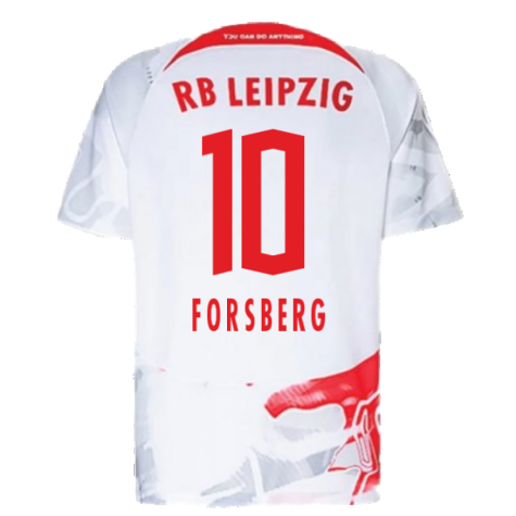 2022-2023 Red Bull Leipzig Home Shirt (White) (FORSBERG 10)