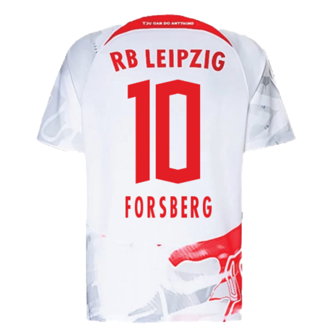 2022-2023 Red Bull Leipzig Home Shirt (White) - Kids (FORSBERG 10)