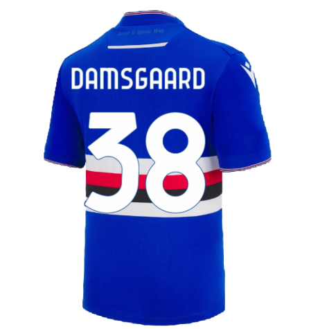 2022-2023 Sampdoria Home Shirt (DAMSGAARD 38)