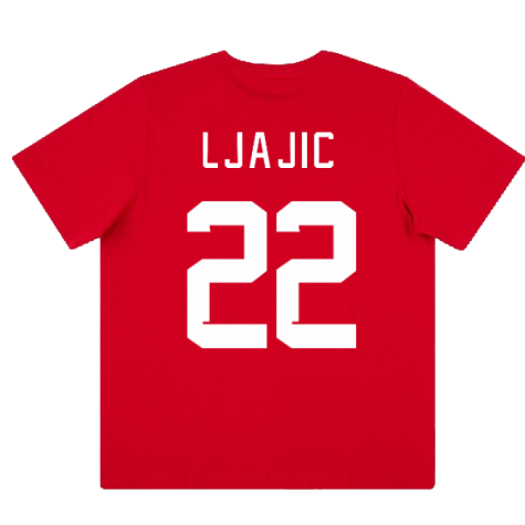 2022-2023 Serbia Ftbl Core Tee (Red) (LJAJIC 22)