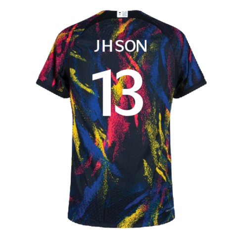 2022-2023 South Korea Away Match Vapor Shirt (J H SON 13)