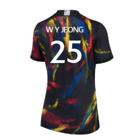 2022-2023 South Korea Away Shirt (Ladies) (W Y JEONG 25)