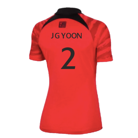 2022-2023 South Korea Home Shirt (Ladies) (J G YOON 2)