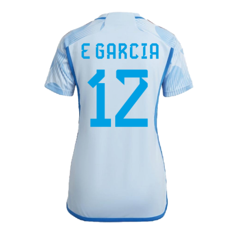 2022-2023 Spain Away Shirt (Ladies) (E GARCIA 12)