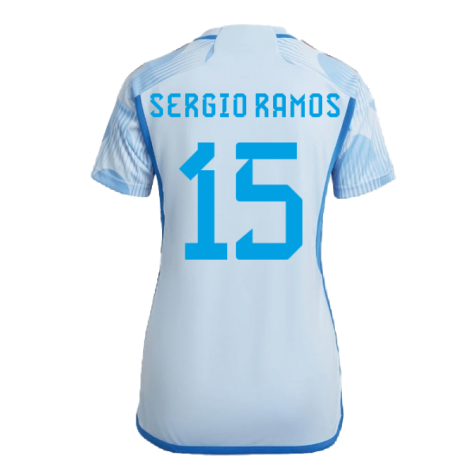 2022-2023 Spain Away Shirt (Ladies) (SERGIO RAMOS 15)