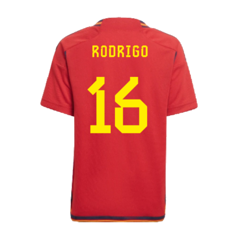 2022-2023 Spain Home Mini Kit (Rodrigo 16)