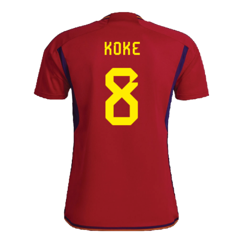 2022-2023 Spain Home Shirt (KOKE 8)