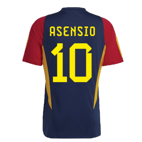 2022-2023 Spain Training Jersey (Navy) (ASENSIO 10)