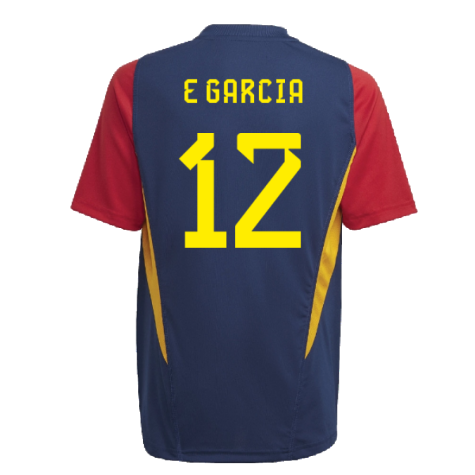 2022-2023 Spain Training Jersey (Navy) - Kids (E GARCIA 12)