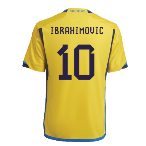 2022-2023 Sweden Home Shirt (Kids) (IBRAHIMOVIC 10)