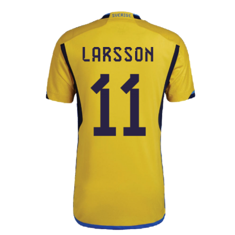 2022-2023 Sweden Home Shirt (LARSSON 11)