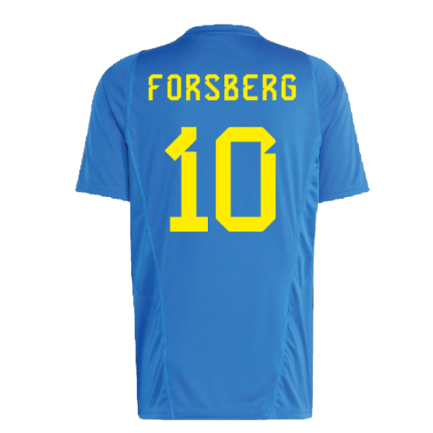 2022-2023 Sweden Training Jersey (Glory Blue) (FORSBERG 10)