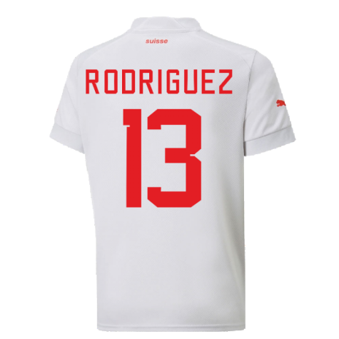 2022-2023 Switzerland Away Shirt (Kids) (Rodriguez 13)