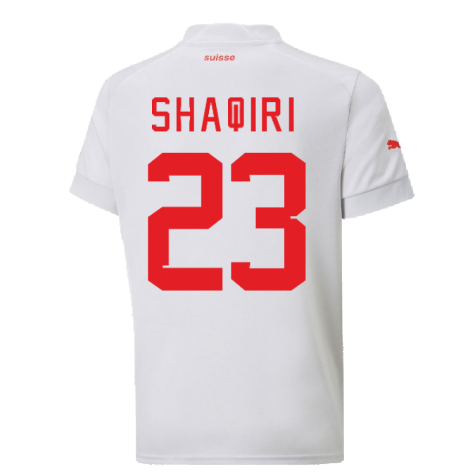 2022-2023 Switzerland Away Shirt (Kids) (Shaqiri 23)