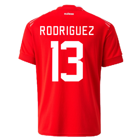 2022-2023 Switzerland Home Shirt (Kids) (Rodriguez 13)