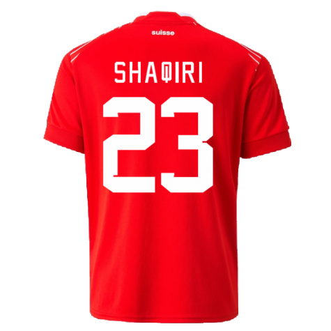 2022-2023 Switzerland Home Shirt (Kids) (Shaqiri 23)