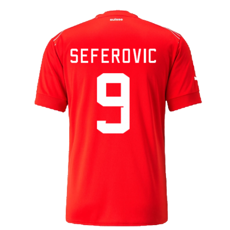 2022-2023 Switzerland Home Shirt (Seferovic 9)