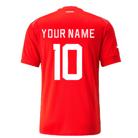 2022-2023 Switzerland Home Shirt (Your Name)