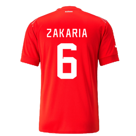 2022-2023 Switzerland Home Shirt (Zakaria 6)