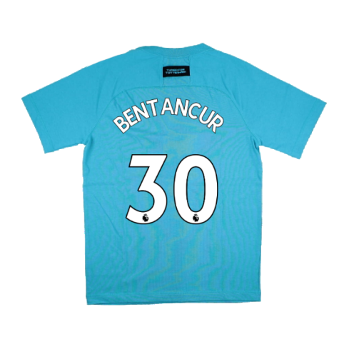 2022-2023 Tottenham CL Travel Top (Dark Turquoise) (BENTANCUR 30)