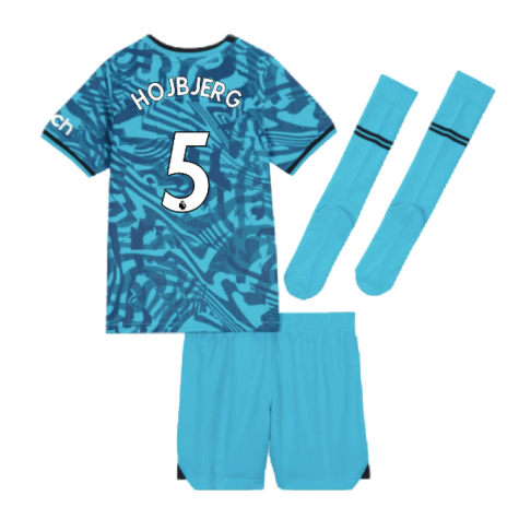 2022-2023 Tottenham Little Boys Third Mini Kit (HOJBJERG 5)