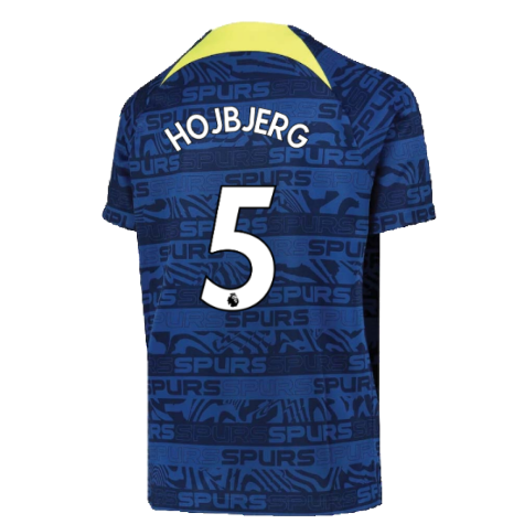 2022-2023 Tottenham Pre-Match Training Shirt (Indigo) - Kids (HOJBJERG 5)