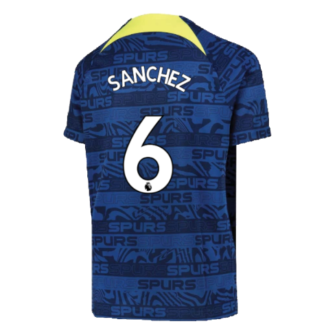 2022-2023 Tottenham Pre-Match Training Shirt (Indigo) - Kids (SANCHEZ 6)