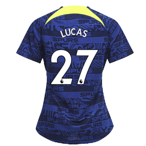 2022-2023 Tottenham Pre-Match Training Shirt (Indigo) - Ladies (LUCAS 27)
