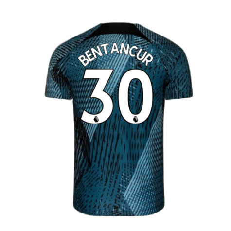 2022-2023 Tottenham Pre-Match Training Shirt (Rift Blue) (BENTANCUR 30)