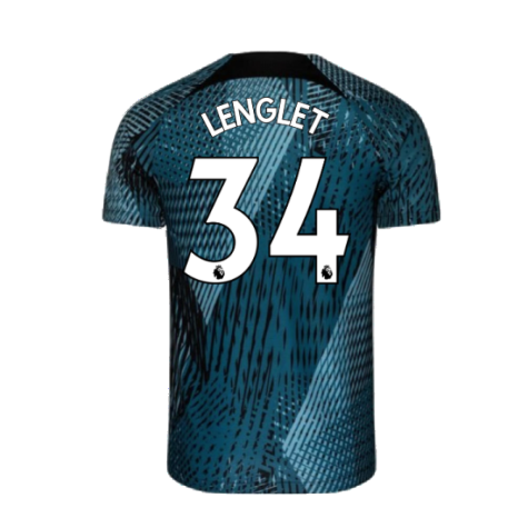 2022-2023 Tottenham Pre-Match Training Shirt (Rift Blue) (LENGLET 34)
