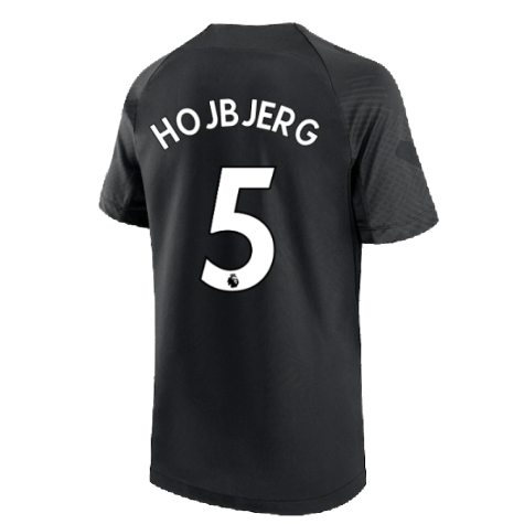 2022-2023 Tottenham Strike Training Shirt (Black) - Kids (HOJBJERG 5)