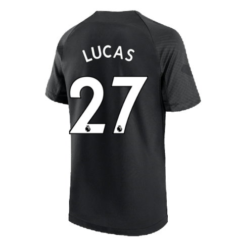 2022-2023 Tottenham Strike Training Shirt (Black) - Kids (LUCAS 27)