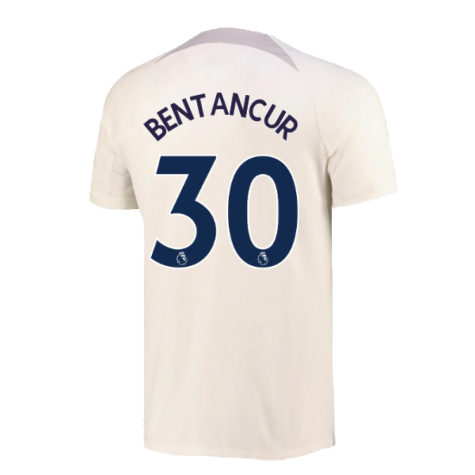 2022-2023 Tottenham Strike Training Shirt (White) - Kids (BENTANCUR 30)