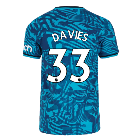 2022-2023 Tottenham Third Shirt (Kids) (DAVIES 33)