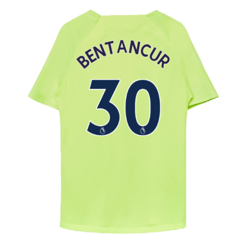 2022-2023 Tottenham Training Shirt (Volt) (BENTANCUR 30)