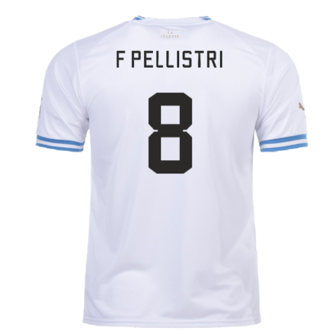 2022-2023 Uruguay Away Shirt (F Pellistri 8)