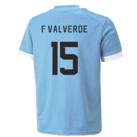 2022-2023 Uruguay Home Shirt (F Valverde 15)