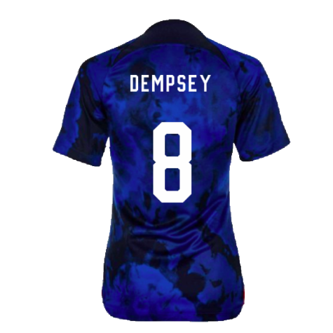 2022-2023 USA Away Football Shirt (Womens) (DEMPSEY 8)