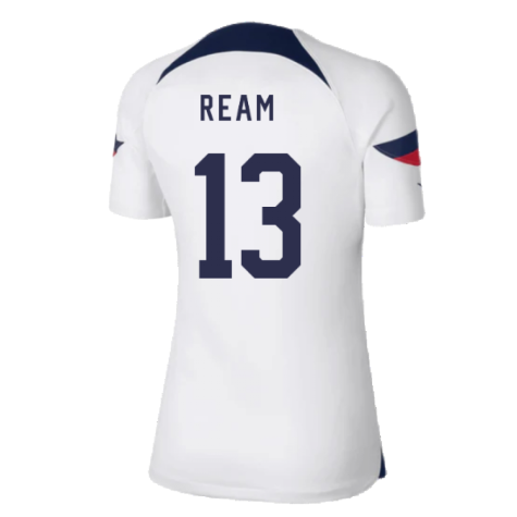 2022-2023 USA Home Shirt (Ladies) (REAM 13)