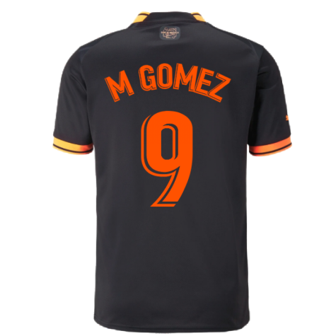 2022-2023 Valencia Away Shirt (M GOMEZ 9)