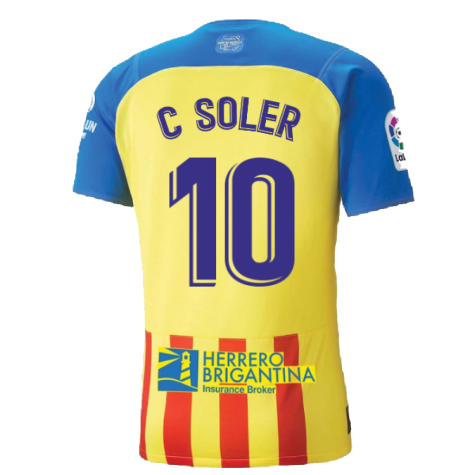 2022-2023 Valencia Third Shirt (C SOLER 10)