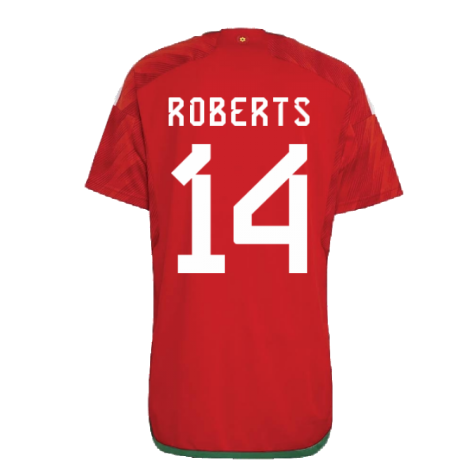 2022-2023 Wales Home Shirt (ROBERTS 14)