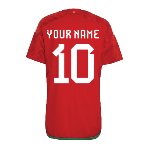 2022-2023 Wales Home Shirt (Your Name)