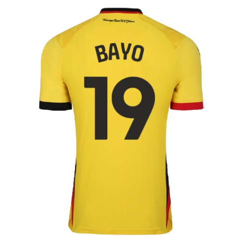 2022-2023 Watford Home Shirt (BAYO 19)