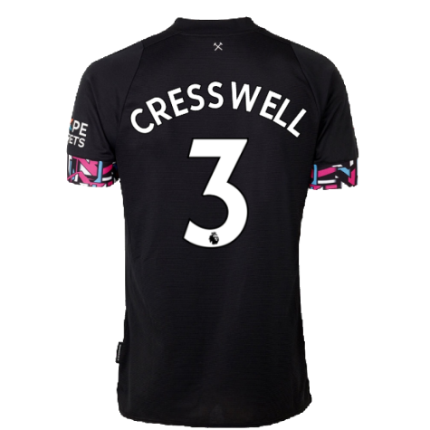 2022-2023 West Ham Away Shirt (Kids) (CRESSWELL 3)