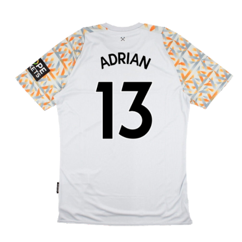 2022-2023 West Ham Goalkeeper Change Shirt (Kids) (ADRIAN 13)