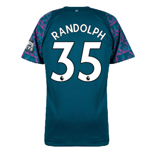 2022-2023 West Ham Home Goalkeeper Shirt (RANDOLPH 35)